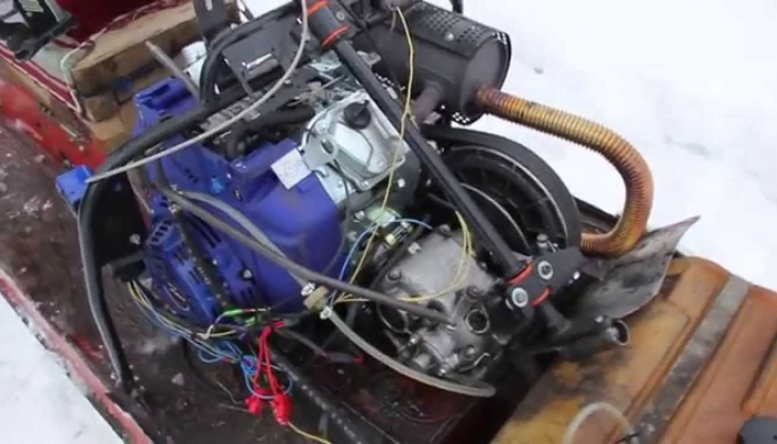 Как проводить ТО двигателя на снегоходе Буран